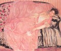 Retrato de Madame Gely en el sofá Mujeres impresionistas Frederick Carl Frieseke